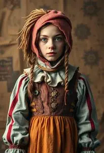 Raggedy Andy Costume face swap