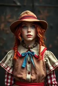 Raggedy Andy Costume Fancy Dress face swap