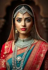 Rajasthani Bride Costume face swap