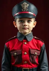 Rcmp Child Canadian Mountie Costume face swap