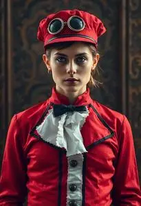 Red Baron Costume face swap
