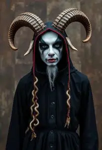 Satanic Goat Costume face swap