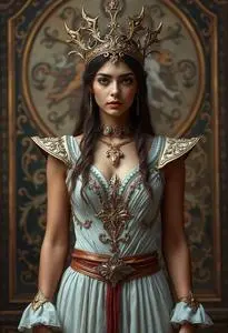 Selene Goddess Costume face swap