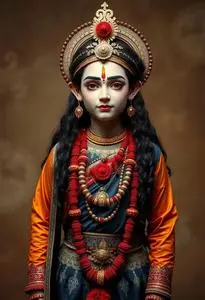 Shri Krishna Costume face swap