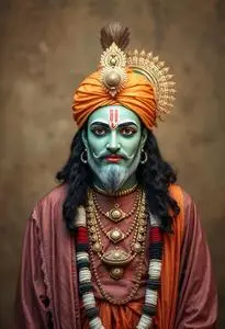 Shri Krishna Male Costume face swap