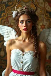Sierra Furtado Cupid Costume face swap
