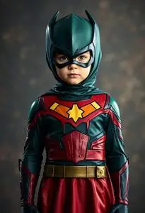 Slade Teen Titans Kid Costume face swap