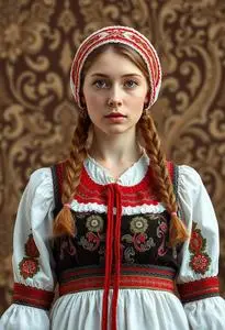 Slovak Folk Costume face swap