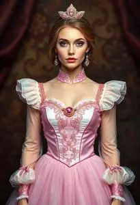 Sugar Plum Princess Costume face swap