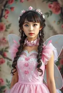 Sugar Sweet Fairy Costume face swap