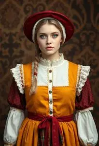 Swedish Folk Costume face swap