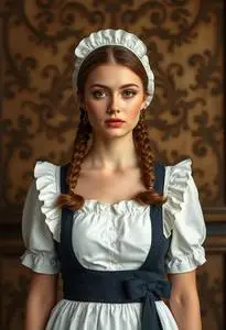 Swedish Milk Maid Costume face swap