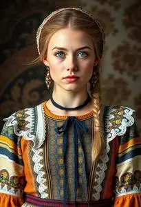Swedish National Costume face swap