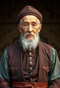 Rich Old Man Costume face swap