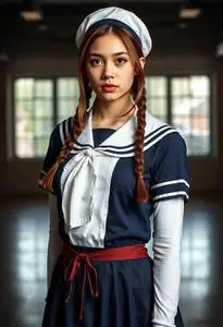 Teen Sailor Costume face swap