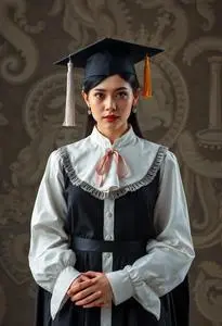 Thesis Defense Outfit Female Costume face swap
