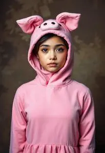 Piggy Costume face swap