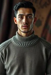 Pure Woolen Sweater Gents Costume face swap
