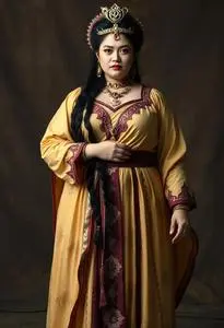 Plus Size Gorgeous Goddess Costume face swap