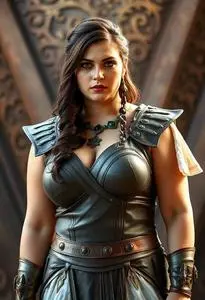 Plus Size Xena Costume face swap