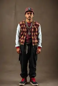 Old School Rapper Costume face swap