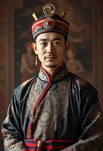 Mongolian Costume Male Fancy Dress face swap