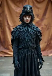 Moonrise Kingdom Crow Costume face swap