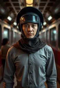 Metro Man Costume face swap