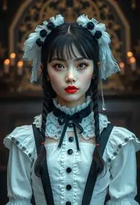 Mia Goth Costume face swap