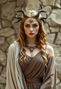 Nyx Greek Goddess Costume face swap