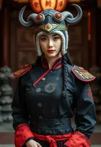 Mando Costume Adult face swap