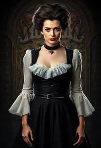 Lillian Munster Costume face swap