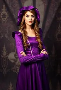 Lizzie Mcguire Purple Costume face swap