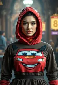Mater Cars Costume face swap