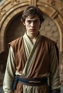 Luke Jedi Costume face swap