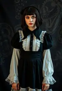 Lydia Deetz Costume Fancy Dress face swap