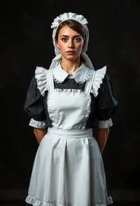 Maids Milking Costume face swap