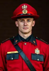 Man Canadian Mountie Rcmp Costume face swap