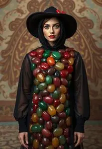 Jelly Bean Fancy Dress Costume face swap