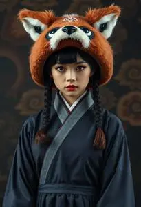 Kitsune Costume face swap