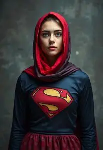 Lazy Superhero Costume face swap