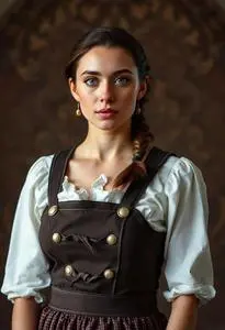 Lederhosen Fancy Dress Female Face Swap