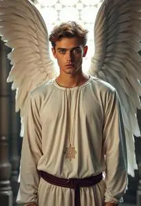 Heavenly Man Angel Costume face swap