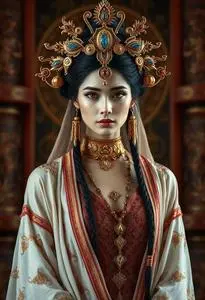 Gorgeous Goddess Costume face swap