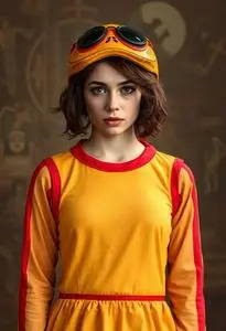 Fran Dodgeball Costume face swap