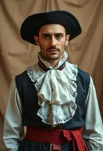 French Man Costume face swap