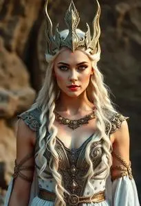 Freya Goddess Costume face swap