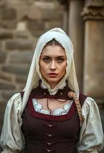 Abbey Medieval Festival Costume face swap