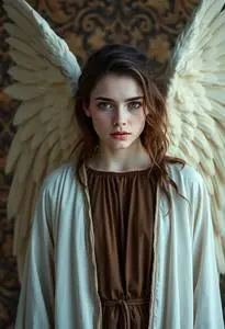 Adult Angel Gabriel Costume face swap