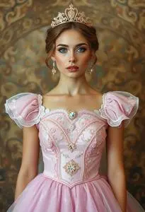 Adult Fairy Princess Dress Face Swap
